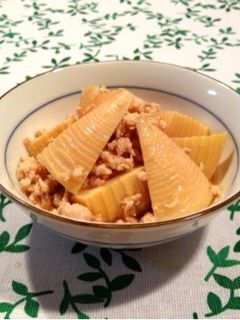 たけのこ鶏そぼろ煮-レシピのメイン写真