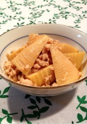 たけのこ鶏そぼろ煮-レシピのメイン写真