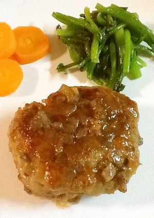 □かさ増し＊蒸しハンバーグ□-レシピのメイン写真