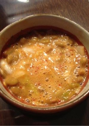 便秘&ダイエットに最高 キムチ納豆+酢‼-レシピのメイン写真