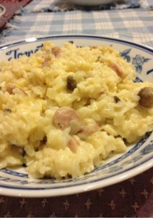 カルボナーラ風リゾット-レシピのメイン写真