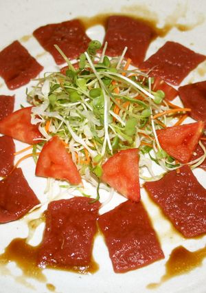 こんにゃくの和風カルパッチョ-レシピのメイン写真