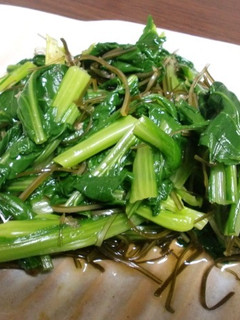 小松菜と刻み昆布のポン酢和え-レシピのメイン写真