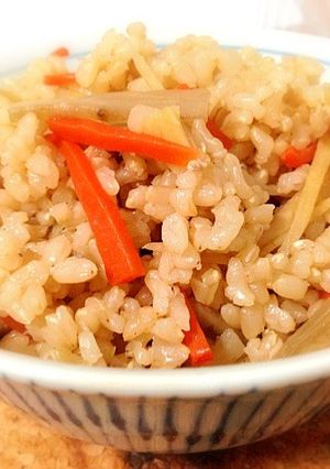 断食明けの食事にも！　生姜玄米ごはん-レシピのメイン写真