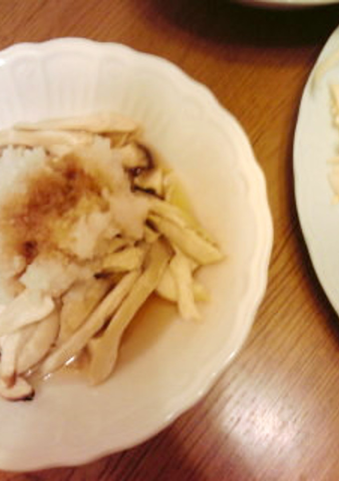 簡単♪焼きエリンギonおろしポン酢-レシピのメイン写真