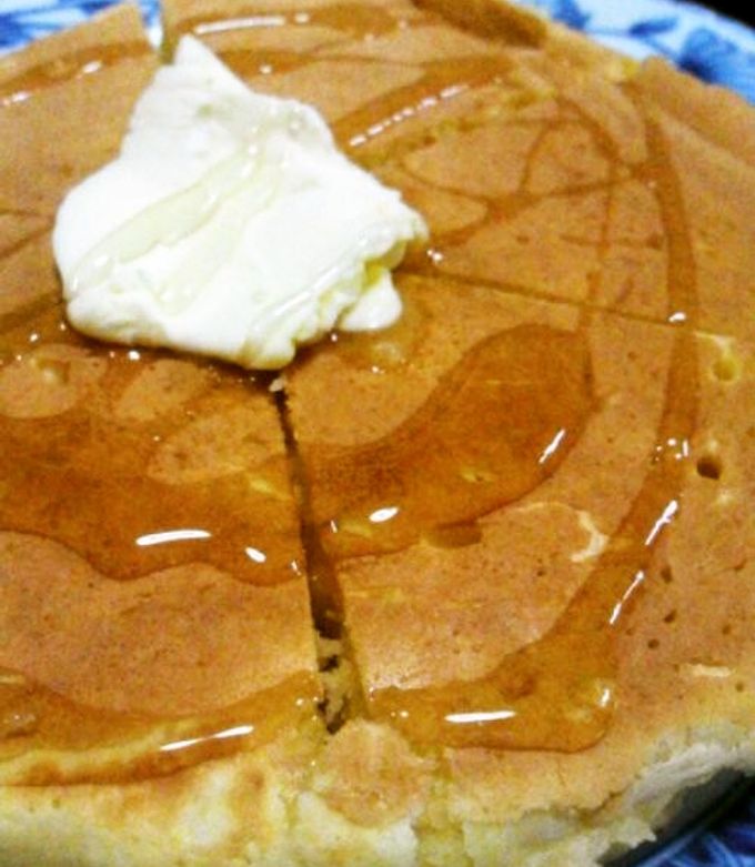 ふわふわ厚焼き!!至福のホットケーキ♡-レシピのメイン写真