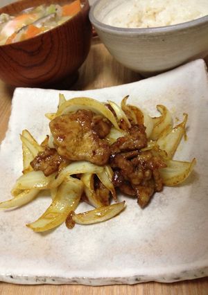 ごはんが進む♪新たまねぎのカレー炒め-レシピのメイン写真