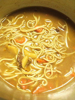 煮物の残り汁で!?カレー蕎麦♪-レシピのメイン写真