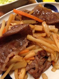 牛肉と筍のオイスター炒め-レシピのメイン写真