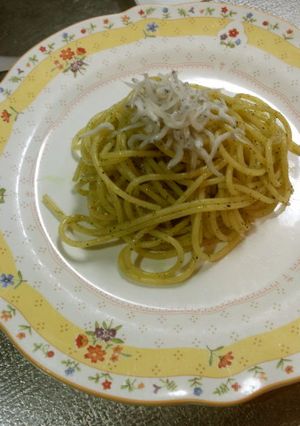 お茶としらすの和風パスタ-レシピのメイン写真