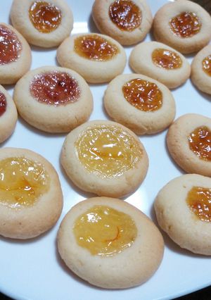簡単ジャム乗せクッキー-レシピのメイン写真