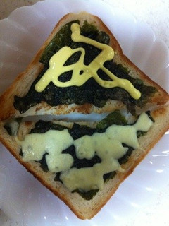 のりマヨ食パン-レシピのメイン写真