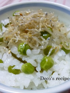 カリカリじゃこの豆ごはん♪-レシピのメイン写真