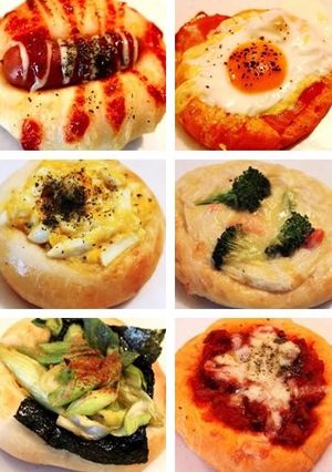 色んなおかずパン-レシピのメイン写真