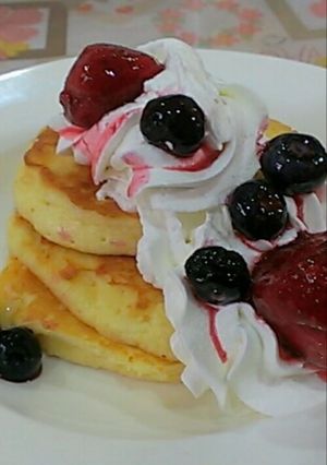 フワフワ&しっとりパンケーキ-レシピのメイン写真