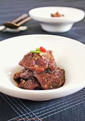 牛ほほ肉の赤ワイン煮~韓国風-レシピのメイン写真
