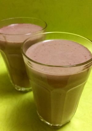 朝食に♪アサイー入りスムージー★-レシピのメイン写真