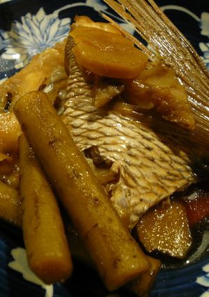 鯛のあら炊き-レシピのメイン写真