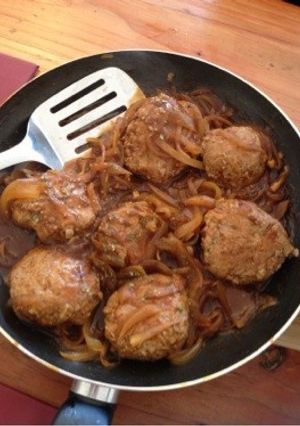 煮込みハンバーグ-レシピのメイン写真