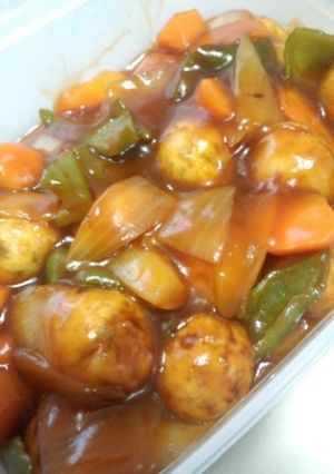 おから入り肉団子の甘酢あん♪-レシピのメイン写真