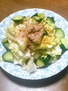 俺流の春キャベツとキュウリのぽん酢和え-レシピのメイン写真