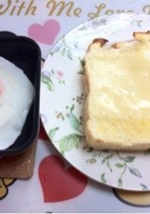 ガリックたまごトースト-レシピのメイン写真