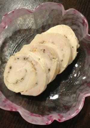 塩こうじで鶏ハム❁粗挽きコショウ風味-レシピのメイン写真