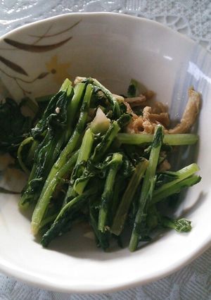 大根葉の炒めもの-レシピのメイン写真