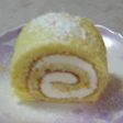 クリームチーズのロールケーキ