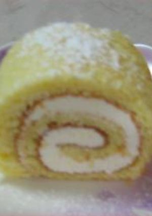 クリームチーズのロールケーキ-レシピのメイン写真