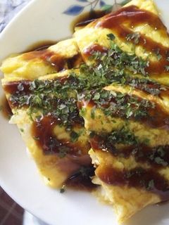 お好み焼き風? ☆卵焼き☆-レシピのメイン写真