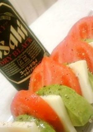 アボカドトマトチーズ並べるだけ簡単前菜-レシピのメイン写真