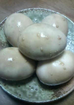 俺流の茹で玉子の醤油麹漬け-レシピのメイン写真