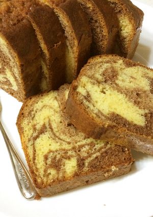 ワンボウルでマーブルパウンドケーキ★-レシピのメイン写真