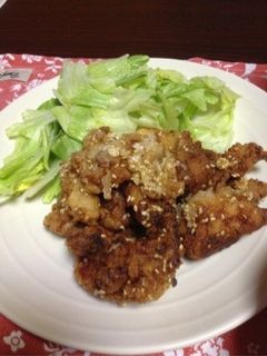 簡単*タレに絡めてジューシー唐揚げ-レシピのメイン写真