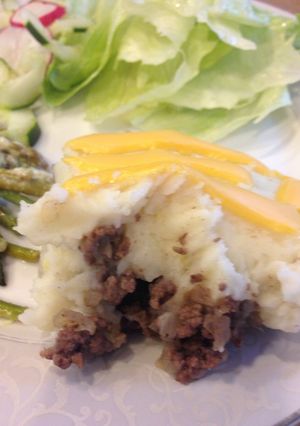 じゃがいもと挽肉です。シェパードパイ-レシピのメイン写真
