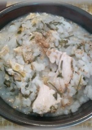 茶葉で作る「鶏梅茶雑炊」-レシピのメイン写真