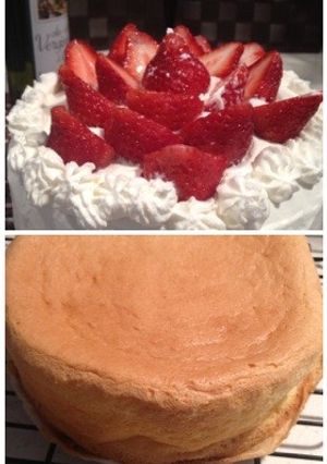簡単スポンジケーキ-レシピのメイン写真