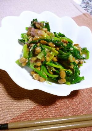アクセントは生姜★　納豆和え-レシピのメイン写真