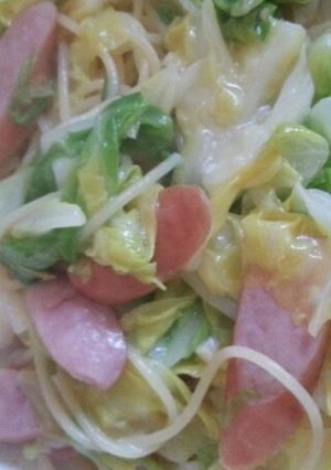 簡単 ☆春キャベツとソーセージのパスタ-レシピのメイン写真