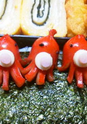 お弁当でタコさんウインナー♬＃2-レシピのメイン写真