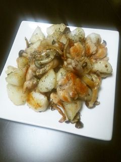 長芋と鶏のシャキシャキ炒め-レシピのメイン写真