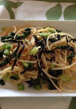 野沢菜入りたらこパスタ-レシピのメイン写真