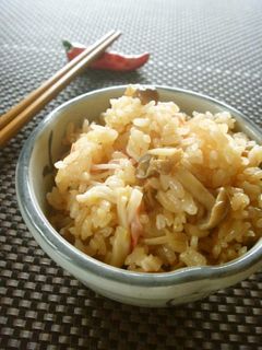 炊飯器で☆きのこ中華炊き込み御飯-レシピのメイン写真