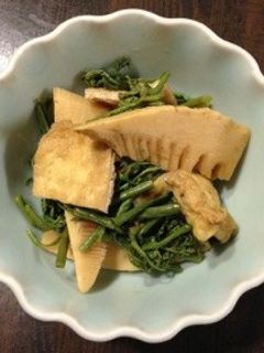 たけのことわらびの煮物❁-レシピのメイン写真