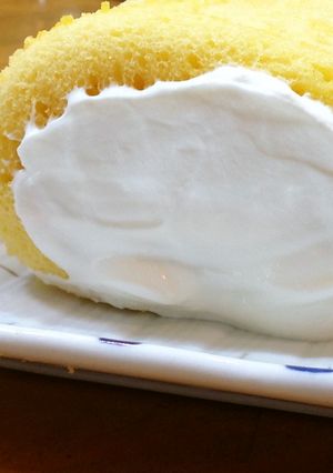 ノンオイル☝低カロリーロールケーキ♡-レシピのメイン写真