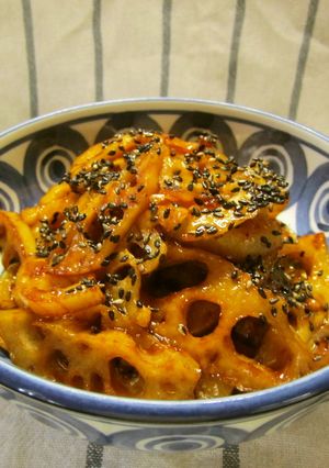れんこんの甘酢煮-レシピのメイン写真
