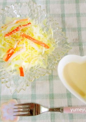 美味しいドレッシングで❀春キャベツ-レシピのメイン写真