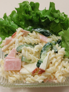 ダノンビオでマカロニフルーツサラダ-レシピのメイン写真