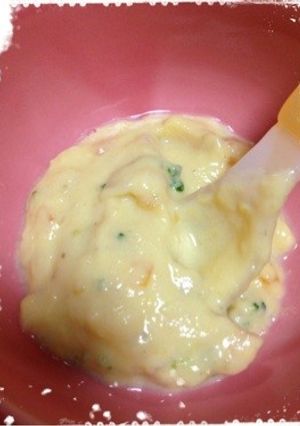 離乳食 野菜とチキンの豆乳シチュー-レシピのメイン写真